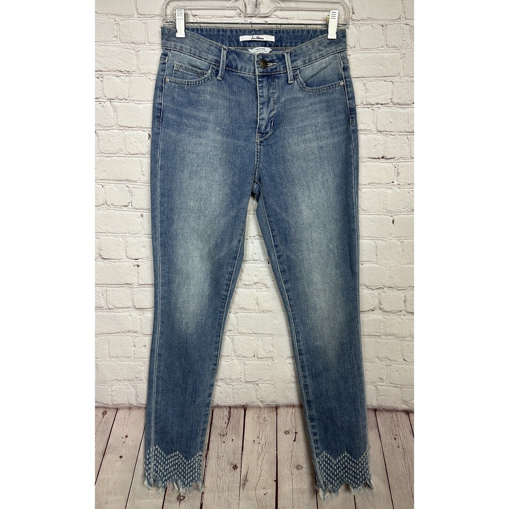 Sam Edelman Wms Sz 26 The Kitten Mid Rise Skinny Ankle Jeans Casual ankle detail